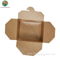 Disposable Biodegradable Takeaway Kraft Paper Food Packaging